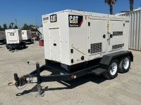 2020 CATERPILLAR XQ125 GENERATOR, 100kw, diesel, portable. s/n:CATXQ125PCK500809; Trailer s/n:7KUBB1527LJ088931
