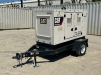 2021 CATERPILLAR XQ35 GENERATOR, 27kw, diesel, portable. s/n:CAT0XQ35KJK800810; Trailer s/n:7KUBB121XMJ090217