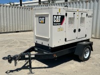 2021 CATERPILLAR XQ35 GENERATOR, 27kw, diesel, portable, 1,744 hours indicated. s/n:CAT0XQ35CJK800809; Trailer s/n:7KUBB1219MJ090208