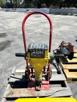 2001 BOSCH 11304K 60# DEMO HAMMER. s/n:092000210 --(LOCATED IN COLTON, CA)--