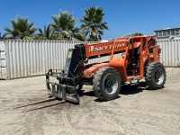 2020 SKYTRAK 8042 ROUGH TERRAIN REACH FORKLIFT, 8,000#, 42' reach, 3-stage, 4x4x4, tilt, diesel, canopy, foam filled tires, 2,390 hours indicated. s/n:160101474