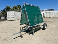 2024 PERIGO PCTRL0201 SHADE TRAILER, (2) bench seats, shade panels, seats 8-10. EQ#11243937