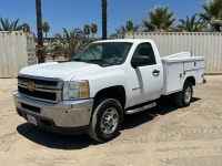 2012 CHEVROLET 2500HD UTILITY TRUCK, 6.0L cng, automatic, 8' utility bed. s/n:1GB0CVCG3CF233423