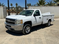 2011 CHEVROLET 2500HD UTILITY TRUCK, 6.0L cng, automatic, 8' utility bed. s/n:1GB0CVCG1BF256469