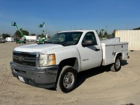 2011 CHEVROLET 2500HD UTILITY TRUCK, 6.0L cng, automatic, 8' utility bed. s/n:1GB0CVCG7BF256475