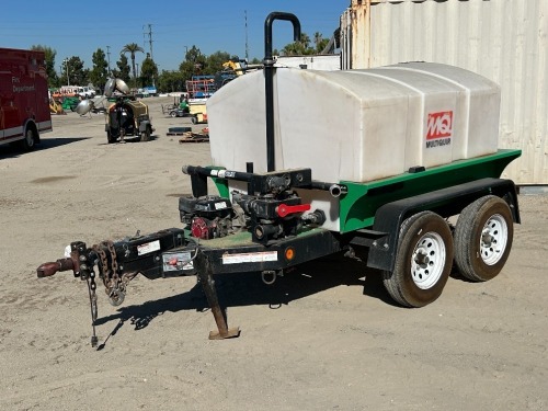 2021 MULTIQUIP WT5C 500 GALLON WATER TRAILER, Honda gasoline, 2" pump. s/n:4GNBM1229MB058769 --(DOES NOT RUN)-- --(LOCATED IN COLTON, CA)--