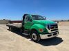 2013 FORD F650 ROLL BACK TRUCK, Cummins 240hp diesel, automatic, pto, 22' bed, winch, 17,500# rear, air ride suspension, tow package. s/n:3FRNF6FC1DV781524 --(LOCATED IN MADERA, CA)-- - 2