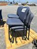 APPROX. (6) PADDED ROLLING OFFICE CHAIRS --(LOCATED IN COLTON, CA)-- - 2