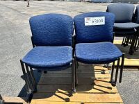 APPROX. (6) PADDED ROLLING OFFICE CHAIRS --(LOCATED IN COLTON, CA)--
