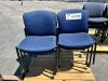APPROX. (6) PADDED ROLLING OFFICE CHAIRS --(LOCATED IN COLTON, CA)--