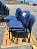 APPROX. (6) PADDED ROLLING OFFICE CHAIRS --(LOCATED IN COLTON, CA)-- - 2