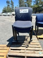 APPROX. (6) PADDED ROLLING OFFICE CHAIRS --(LOCATED IN COLTON, CA)--