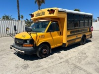 2015 CHEVROLET EXPRESS 3500 BUS, 6.0L gasoline, automatic, seats 25. s/n:1GB3G3BG1F1104895