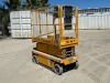 2018 HAULOTTE 1931E SCISSORLIFT, electric, 19' lift, extendable platform. s/n:2038657 --(DOES NOT RUN)-- --(LOCATED IN COLTON, CA)-- - 2