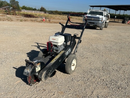 DOSKO 337 STUMP GRINDER, Honda GX390 gasoline. s/n:21514 --(LOCATED IN MADERA, CA)--