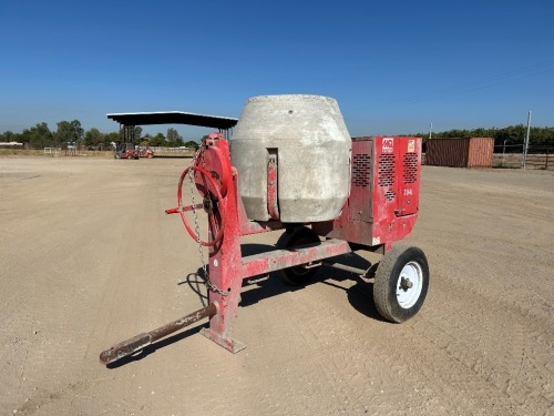 2016 MULTIQUIP MC94PH8 CONCRETE MIXER, 9cu. ft., Honda GX240 gasoline, portable. s/n:C1652066 --(LOCATED IN MADERA, CA)--