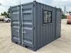 2026 12' CARGO CONTAINER, side door, front door w/lock box. --(LOCATED IN COLTON, CA)--