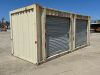 20' CARGO CONTAINER, (2) side doors. --(LOCATED IN COLTON, CA)--