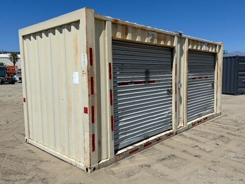20' CARGO CONTAINER, (2) side doors. --(LOCATED IN COLTON, CA)--