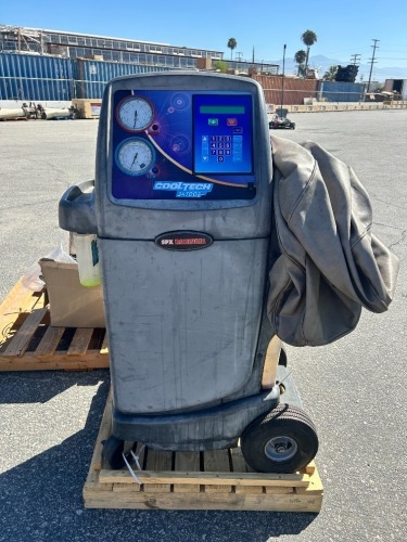 SPX ROBINAIR COOLTECH 34700Z REFRIGERANT RECOVERY/RECHARGING MACHINE. s/n:163184 --(LOCATED IN COLTON, CA)--