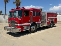 **2003 KME FIRE TRUCK, Detroit 470hp diesel, Allison automatic, 18,000# front, Foam Pro foam system, Hale total pressure master water system, water tank, multi compartment, 24,000# rear. s/n:1K9AF42893N058670
