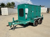 CUMMINS DGDA-5001145 GENERATOR, 80kw, diesel, portable. s/n:I010282864