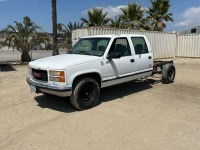 2000 GMC SIERRA 3500 CREW CAB CAB & CHASSIS, 5.7L gasoline, automatic, a/c. s/n:1GTGC33R8YF430384