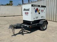2022 ALLMAND MAXI-POWER 25 GENERATOR, 20kw, Isuzu diesel, portable, 1,574 hours indicated. s/n:48-000030; Trailer s/n:4TCSU251XPHM00835