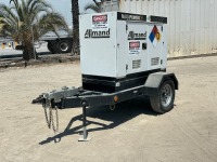 2022 ALLMAND MAXI-POWER 25 GENERATOR, 20kw, Isuzu diesel, portable, 2,171 hours indicated. s/n:48-000027; Trailer s/n:4TCSU2514PHM00748