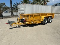 2020 FELLING FT10DT DUMP TRAILER, 9,980 gvwr, Honda gasoline, 80"x12' dump bed, 2' sides. s/n:5FTBD1724L1003854