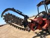2016 DITCH WITCH RT120 TRENCHER, Deutz diesel, front counter weights, backfill blade, 4x4, canopy, 9' trencher, 2,328 hours indicated. s/n:CMWRT120PF0000049 --(LOCATED IN MADERA, CA)-- - 10