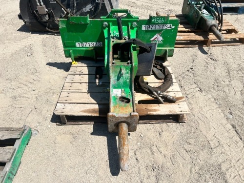2022 OKADA SSORV550HTC HYDRAULIC BREAKER ATTACHMENT, fits skidsteer. s/n:V22050284 --(LOCATED IN COLTON, CA)--