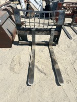 FORK ATTACHMENT, fits skidsteer. s/n:B0170 --(LOCATED IN COLTON, CA)--