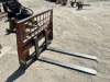FORK ATTACHMENT, fits skidsteer. s/n:B0111 --(LOCATED IN COLTON, CA)-- - 3