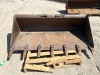BOBCAT 68HDBKT 68" GP BUCKET, fits skidsteer. s/n:C1984 --(LOCATED IN COLTON, CA)--