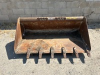 BOBCAT 62 LO PRO 62" GP BUCKET, fits skidsteer. --(LOCATED IN COLTON, CA)--