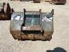 MELROE 24" GP BUCKET, fits mini excavator. s/n:6715503 --(LOCATED IN COLTON, CA)-- - 4