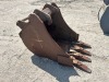 MELROE 18" GP BUCKET, fits mini excavator. s/n:6807530 --(LOCATED IN COLTON, CA)-- - 3