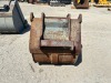 MELROE 18" GP BUCKET, fits mini excavator. s/n:6807530 --(LOCATED IN COLTON, CA)-- - 4