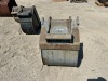 18" GP BUCKET, fits mini excavator. --(LOCATED IN COLTON, CA)-- - 4