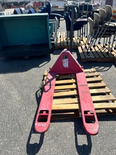 DAYTON 940Z07A PALLET JACK, 5,500#. s/n:J2304181-5/2304 --(LOCATED IN COLTON, CA)--