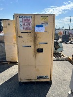 JUSTRITE CHEMICAL CABINET --(LOCATED IN COLTON, CA)--
