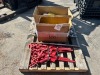 APPROX. (5) LOAD BINDERS, BOX OF 4" CORNER PROTECTORS, BOX 4" STRAPS, 5,400# CAPACITY. --(LOCATED IN COLTON, CA)-- - 3