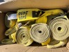 APPROX. (5) LOAD BINDERS, BOX OF 4" CORNER PROTECTORS, BOX 4" STRAPS, 5,400# CAPACITY. --(LOCATED IN COLTON, CA)-- - 5