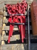 APPROX. (5) LOAD BINDERS, BOX OF 4" CORNER PROTECTORS, BOX 4" STRAPS, 5,400# CAPACITY. --(LOCATED IN COLTON, CA)-- - 7