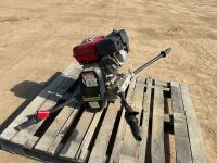 2016 GROUND HOG C-71-5H 2-MAN AUGER, gasoline. s/n:U-490-72X797 --(LOCATED IN MADERA, CA)--