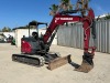 2022 YANMAR VIO50-6A MINI HYDRAULIC EXCAVATOR, gp bucket, q/c, aux hydraulics, backfill blade, canopy, 1,008 hours indicated. s/n:YMRVIO50LNAJ61979 - 2