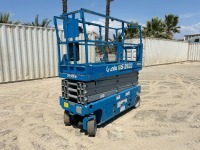2017 GENIE GS2632 SCISSORLIFT, electric, 26' lift, extendable platform, 311 hours indicated. s/n:GS32P-153885
