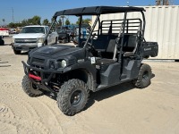 2020 KAWASAKI MULE PRO DXT UTILITY CART, diesel, 4x4, canopy, seats 6, 54"x26" tilt bed, tow package, 1,531 hours indicated. s/n:JKAAFCA18MB502237