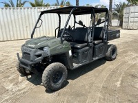 2021 POLARIS RANGER UTILITY CART, gasoline, 4x4, canopy, seats 6, 54"x36" tilt bed, tow package, 1,154 hours indicated . s/n:3NSCDA571NE546705